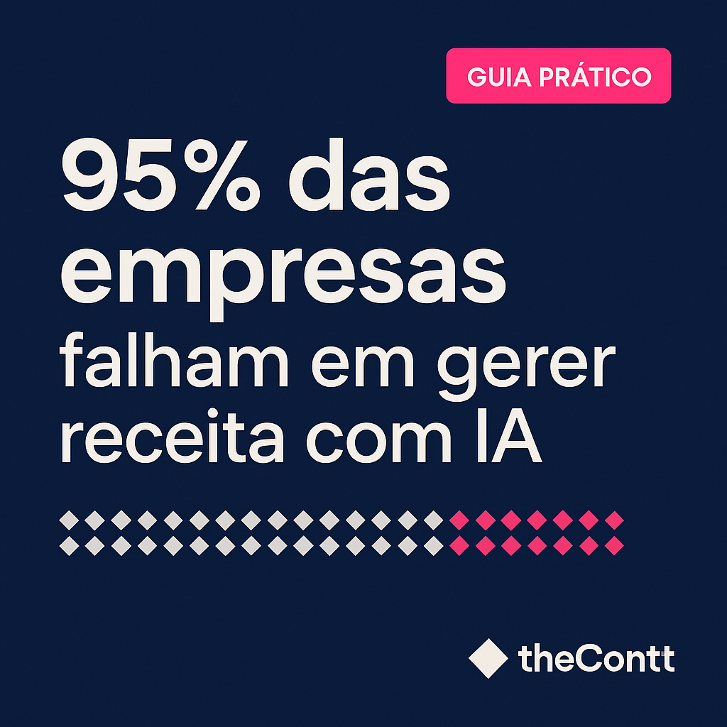 95% das empresas falham em gerar receita com inteligência artificial.